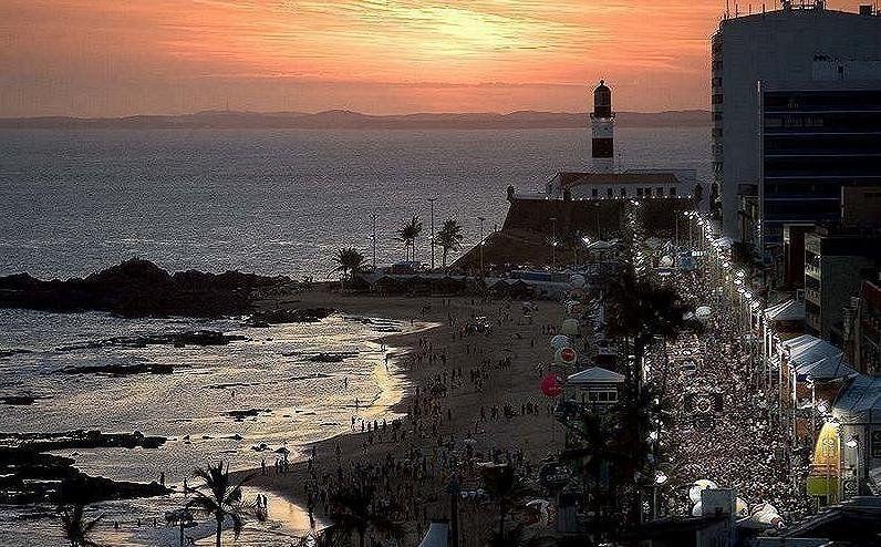 Flat A Beira Mar Na Barra Leilighet Salvador Eksteriør bilde